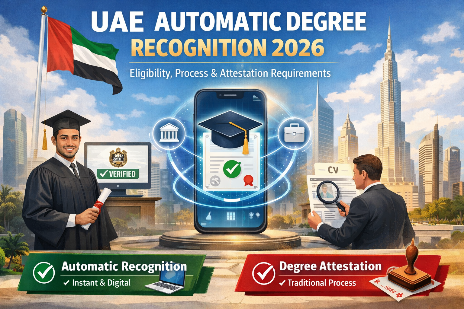 الإمارات تعزز الاعتراف بالشهادات الجامعية