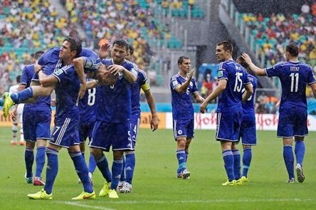 Joie des Bosniens après la qualification pour la Coupe du Monde 2026