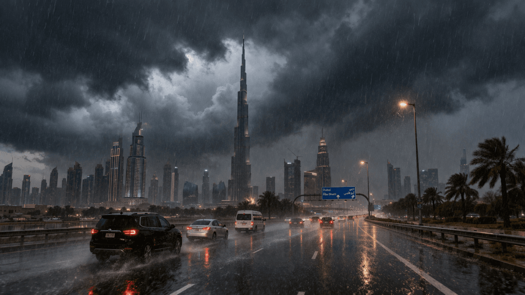 Rainfall Forecast in the UAE This Week
