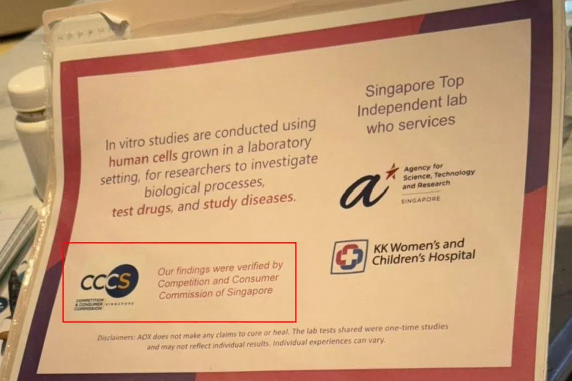 Avertir AOX pour allégations mensongères sur ses produits