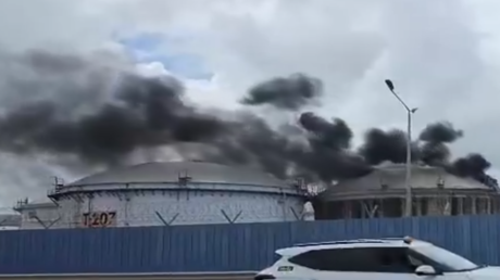 Hurt Refinery Complex in Haifa for Second Time During War