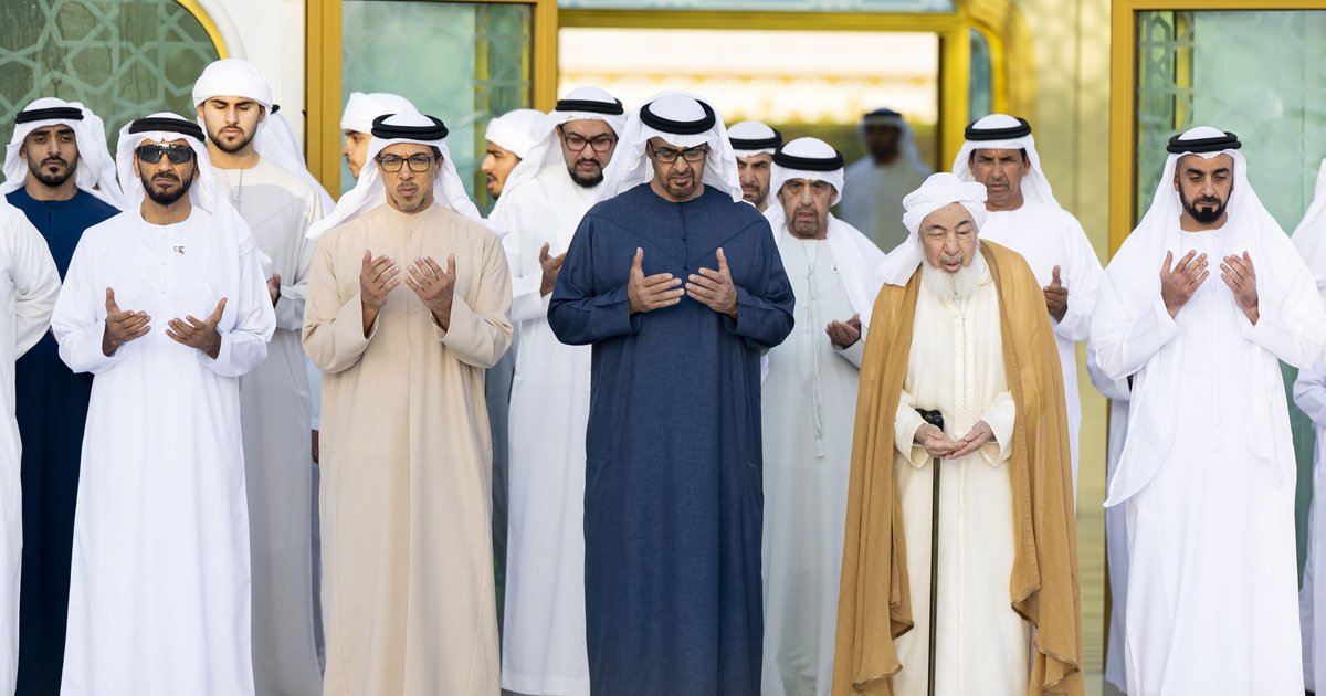 Gratulation von Hamdan bin Zayed zum Eid al-Fitr