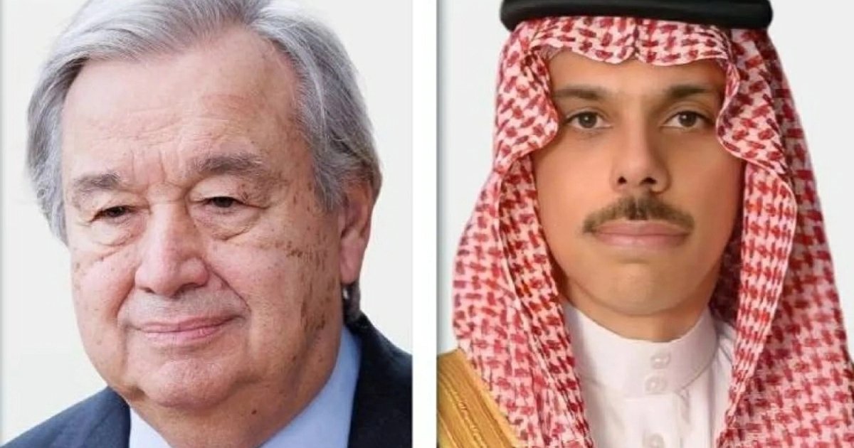 Appel entre le ministre saoudien et le secrétaire général de l'ONU