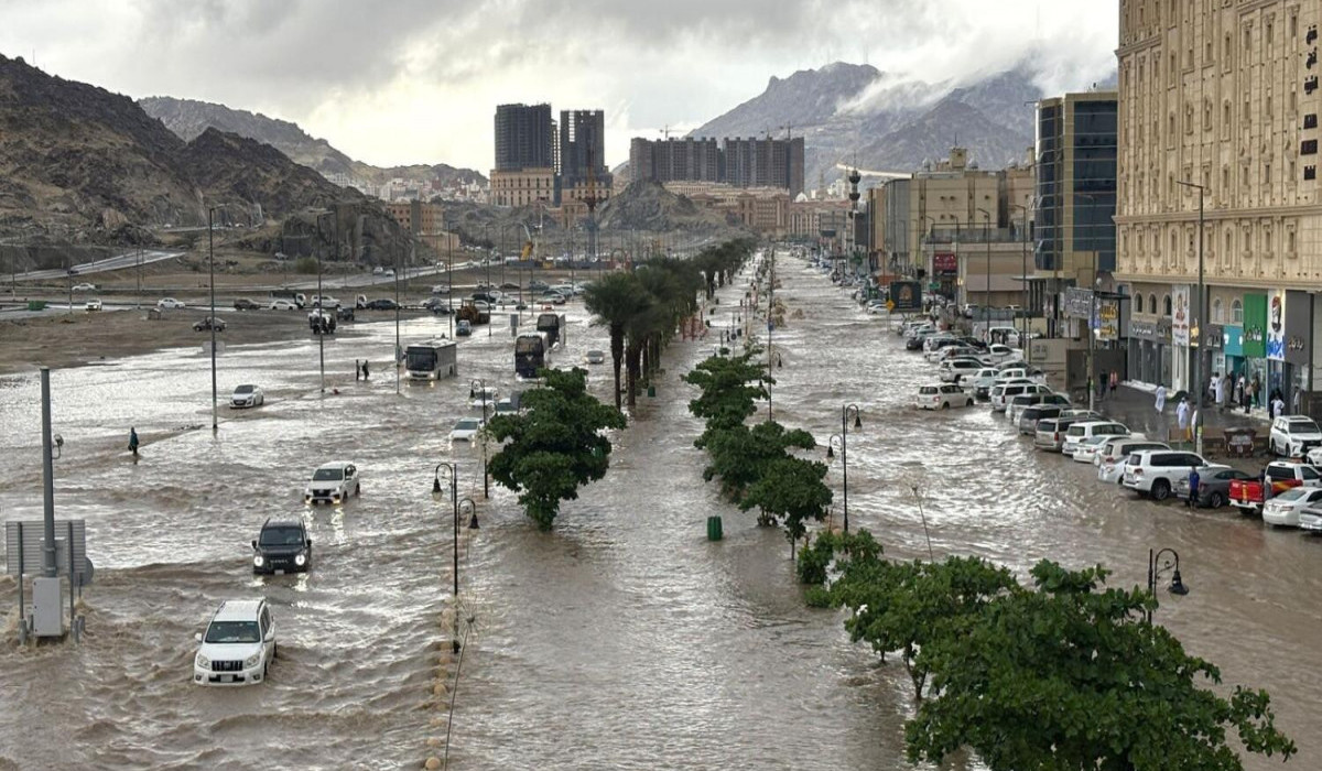 Heavy Thunderstorms in Saudi Arabia Today