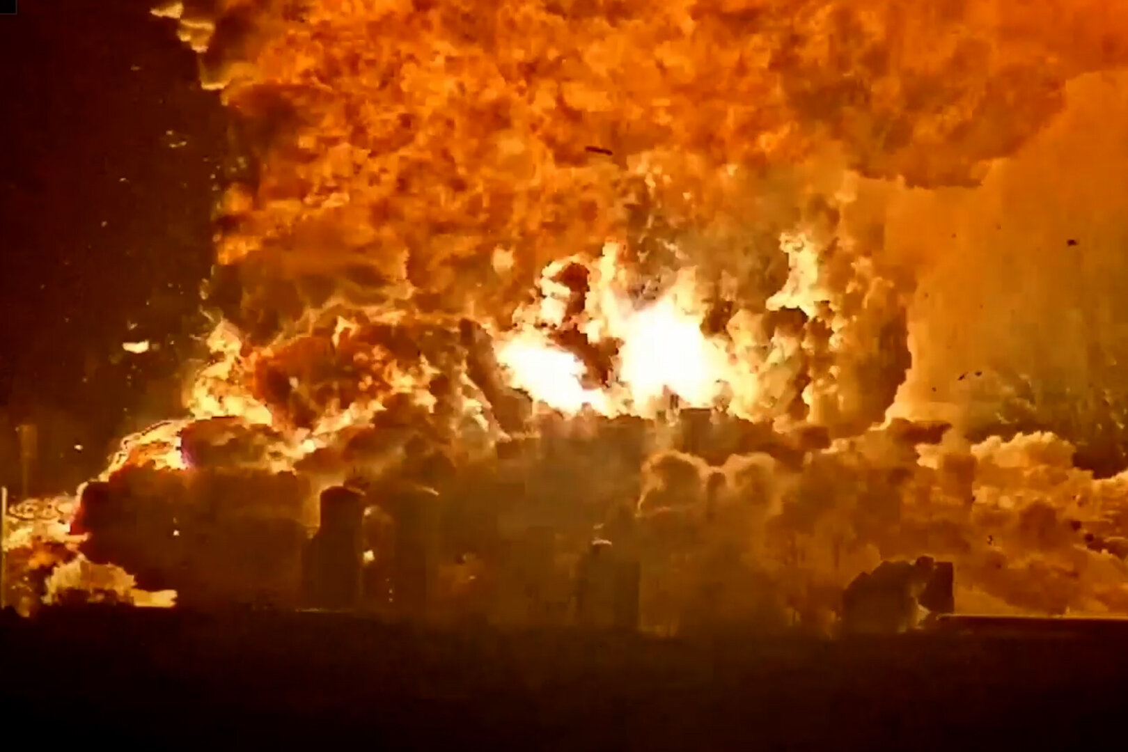 Explosion de la fusée israélienne et ses conséquences