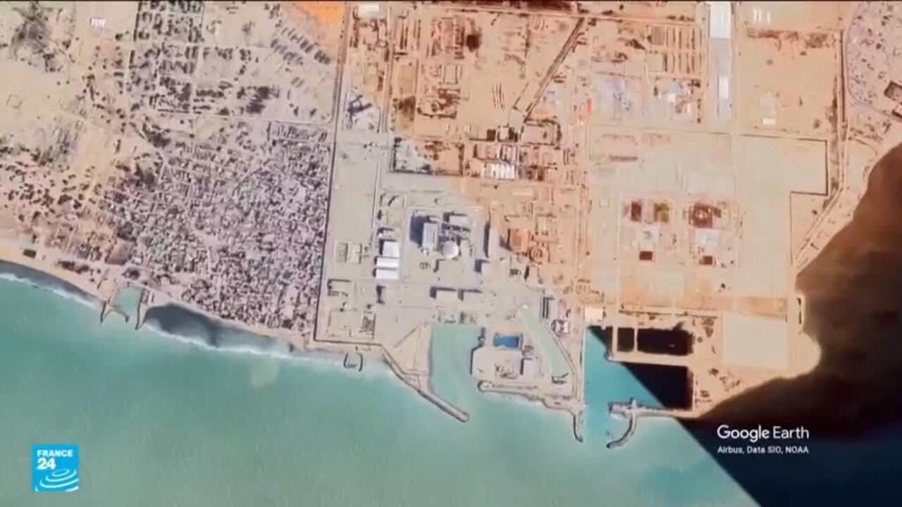 غارات جوية على محطة بوشهر النووية في إيران