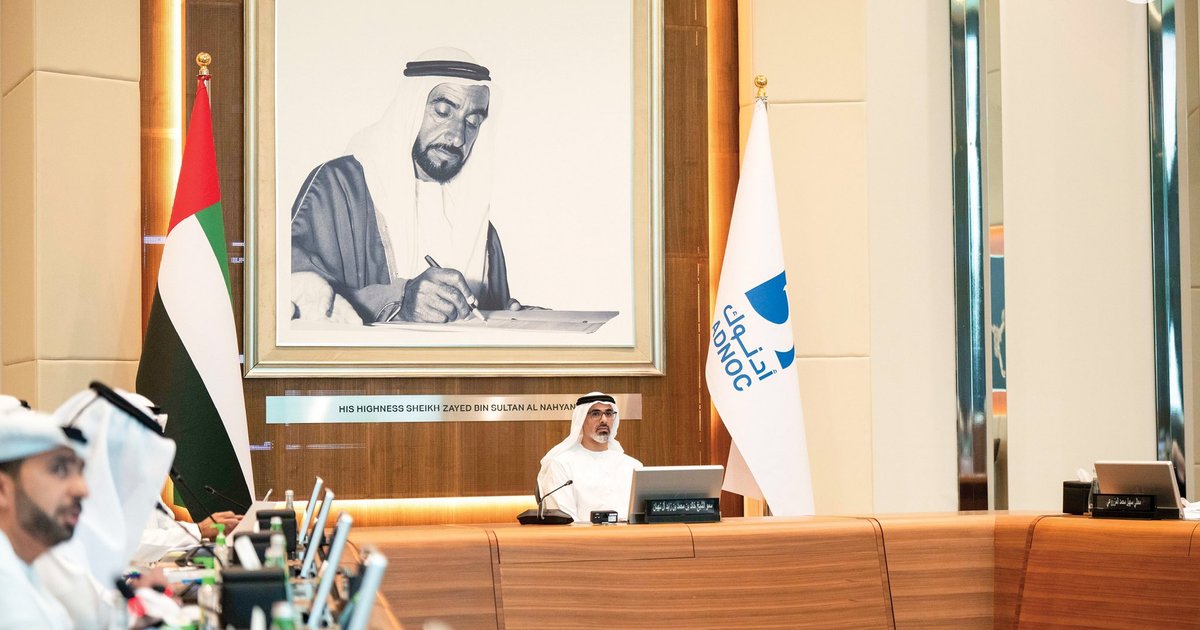 لقاء خالد بن محمد بن زايد مع مجموعة بروكفيلد