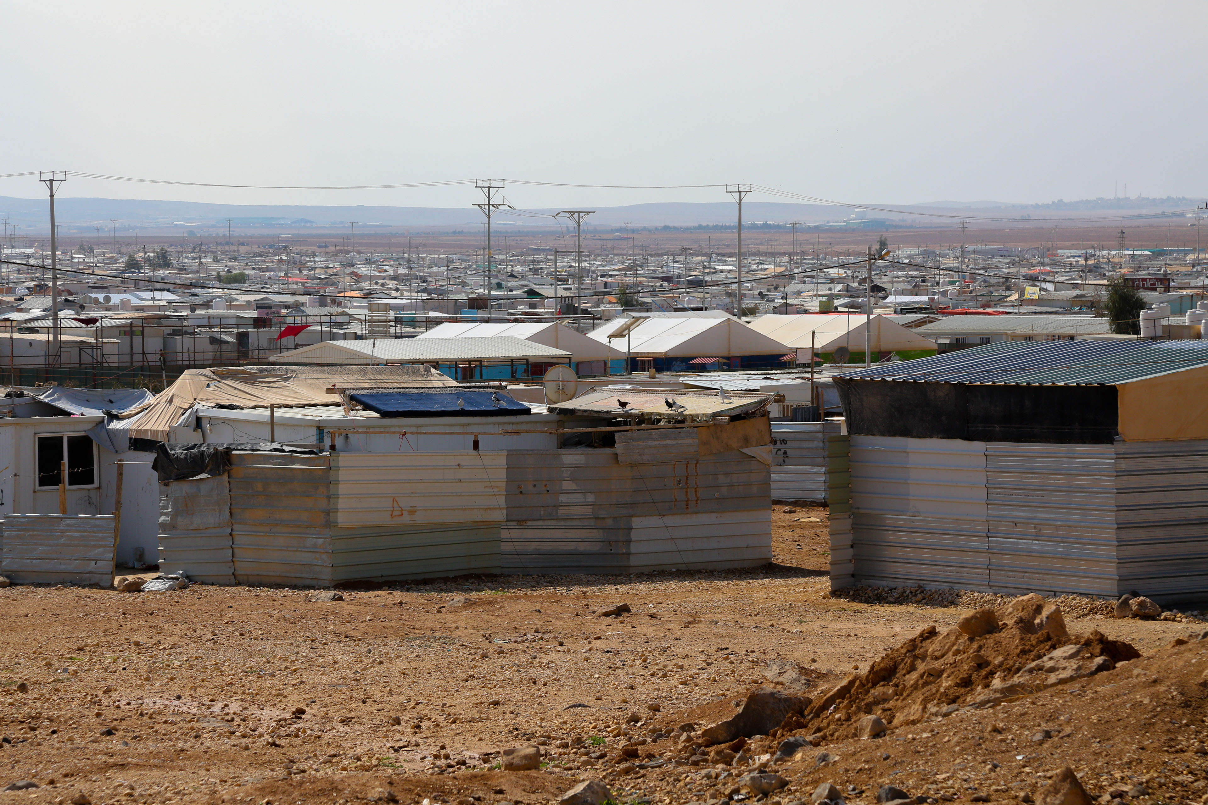 اختتام البرنامج الرياضي في مخيم الزعتري بالأردن