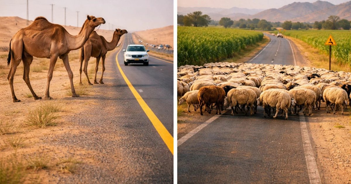 Hüter von Viehweiden 3 Kilometer von Straßen entfernen