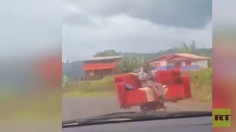 Ethiopian Innovation: Sofa on Bicycle for Comfort