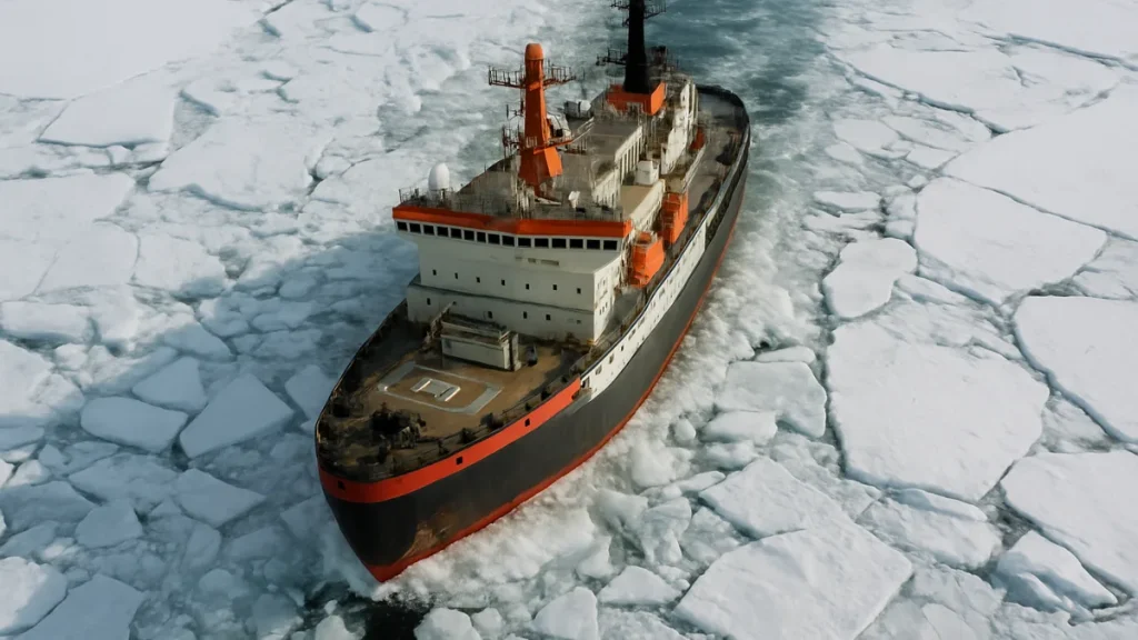 Ouvrir les routes maritimes dans l'Arctique et son impact