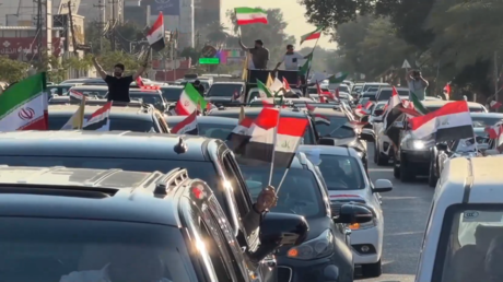 احتفالات في بغداد بعد اتفاق وقف إطلاق النار