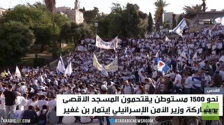 اقتحام المسجد الأقصى من قبل مستوطنين إسرائيليين