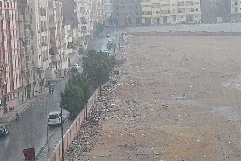 Light Rain and Mild Weather in Hurghada
