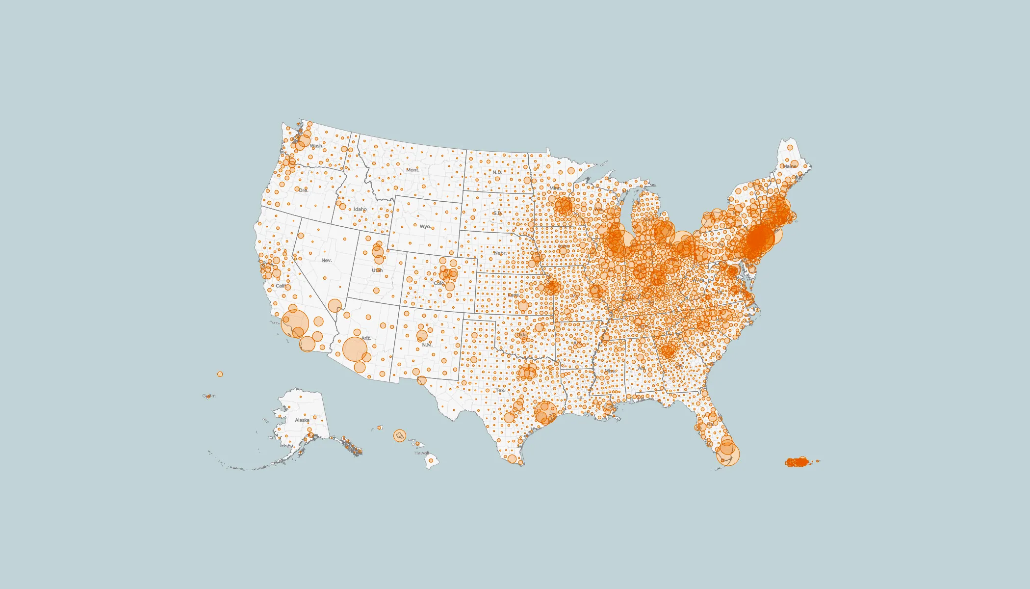 Augmentation des cas de COVID-19 aux États-Unis