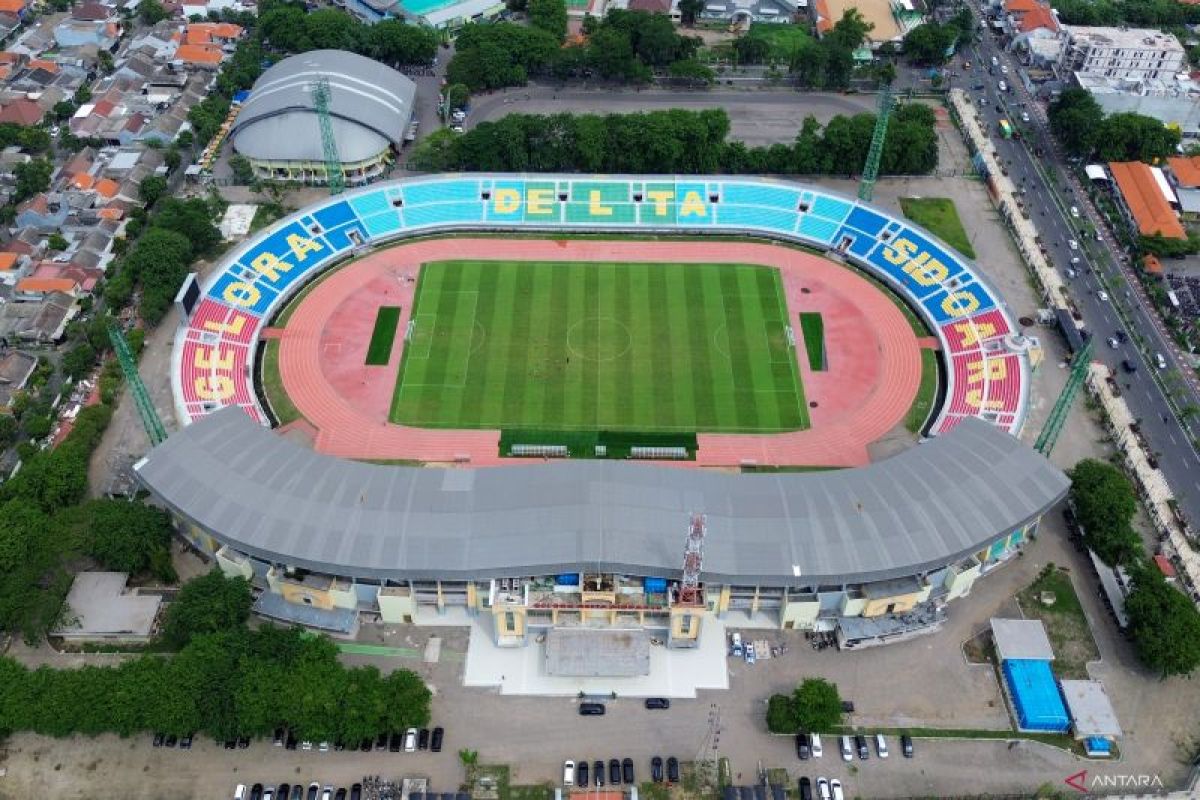 استعدادات ملعب جلورا ديلتا لاستضافة كأس AFF تحت 17 عاماً