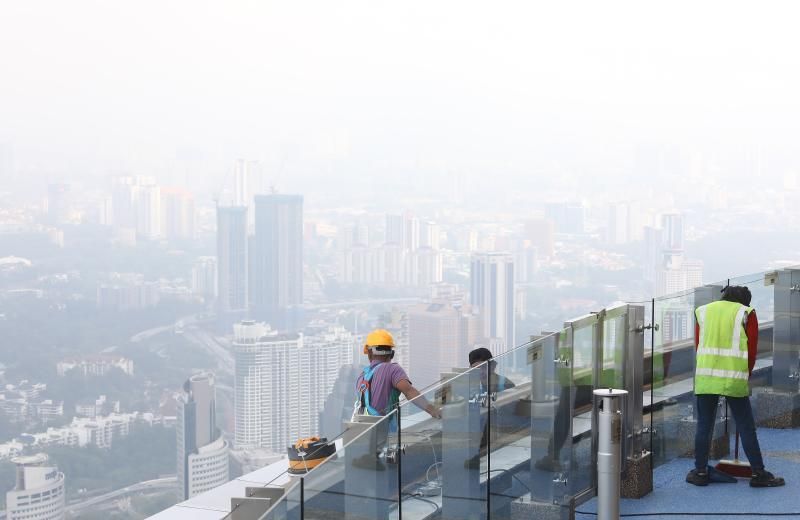 Steigende Luftverschmutzung in Sarawak