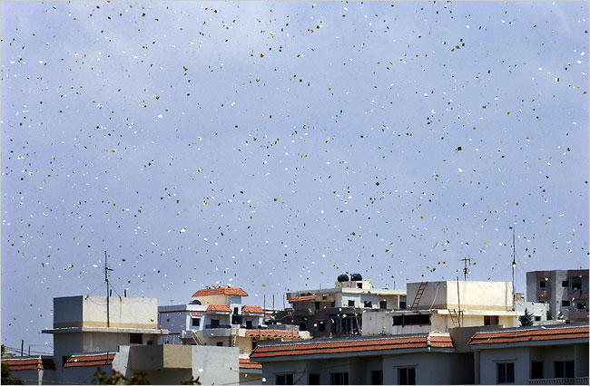 تحذيرات جيش الاحتلال لسكان جنوب لبنان