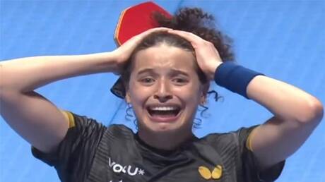 هنا جودة تودع كأس العالم لتنس الطاولة بعد مباراة مثيرة