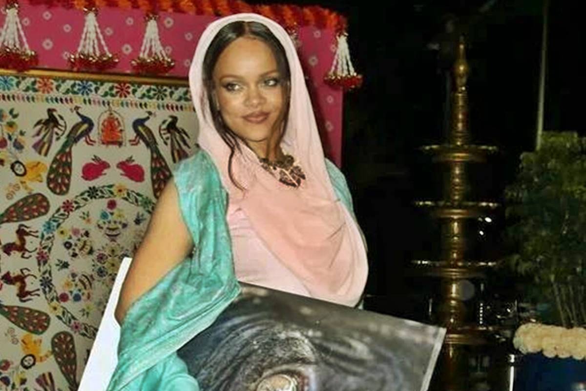 ريهانا تحضر غداءً خاصاً مع عائلة أمباني في مومباي