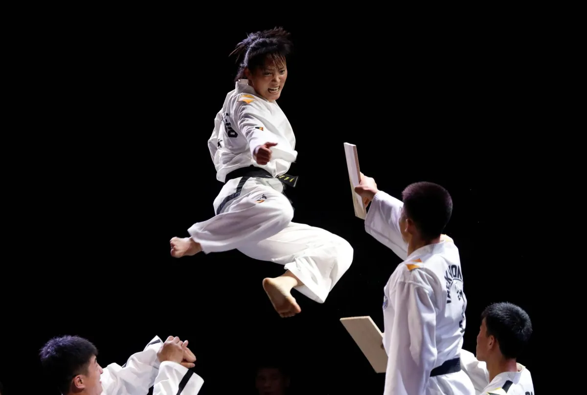 Virtuelles Taekwondo bei den Asienspielen in Japan