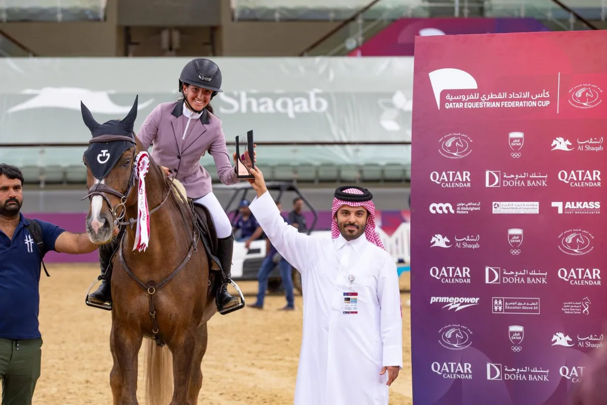 Anoud Al-Rasheed Achieves Milestone in Qatari Equestrian Cup
