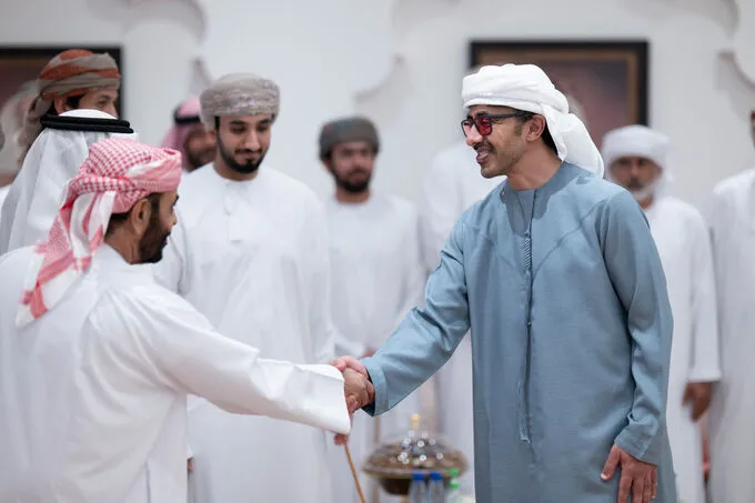 Saeed bin Zayed offers condolences for Abdullah Al-Maqbali