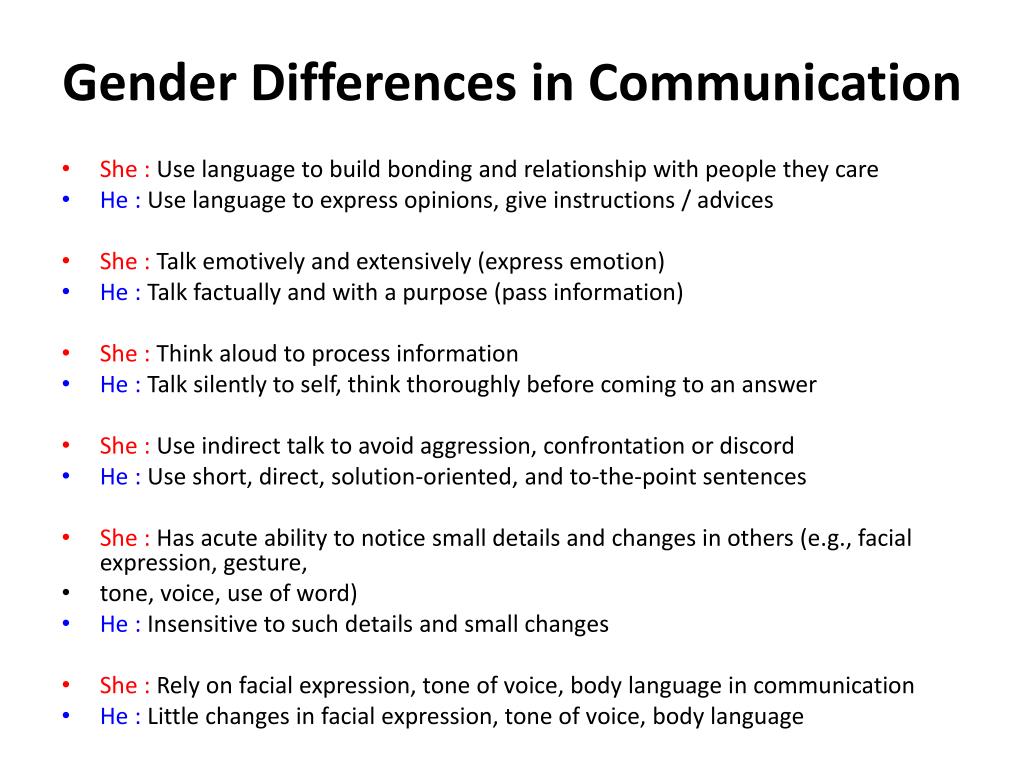 Différences d'interprétation des signaux entre les sexes