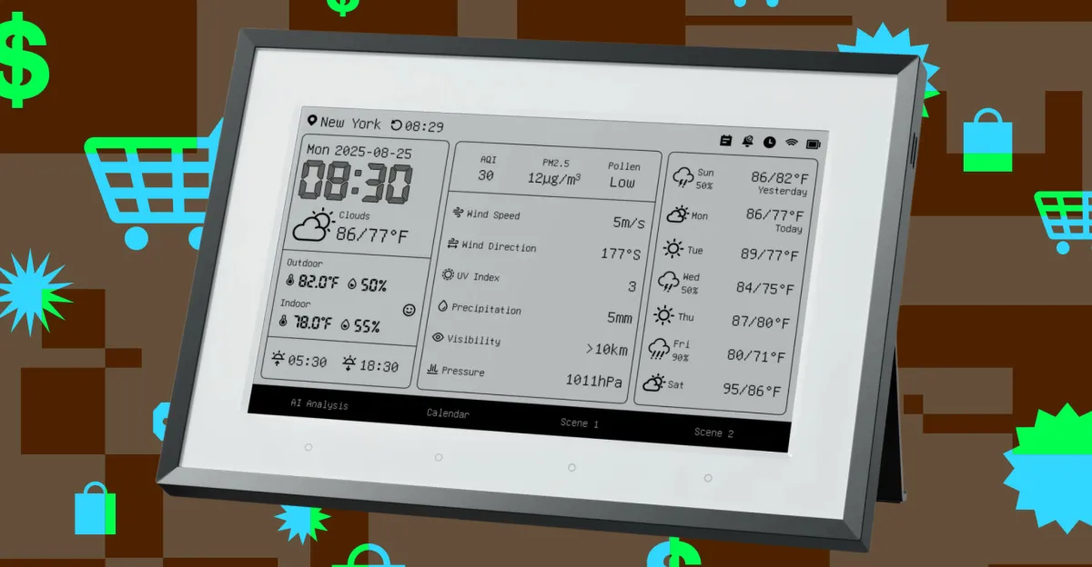 تخفيضات على محطة الطقس الذكية من SwitchBot