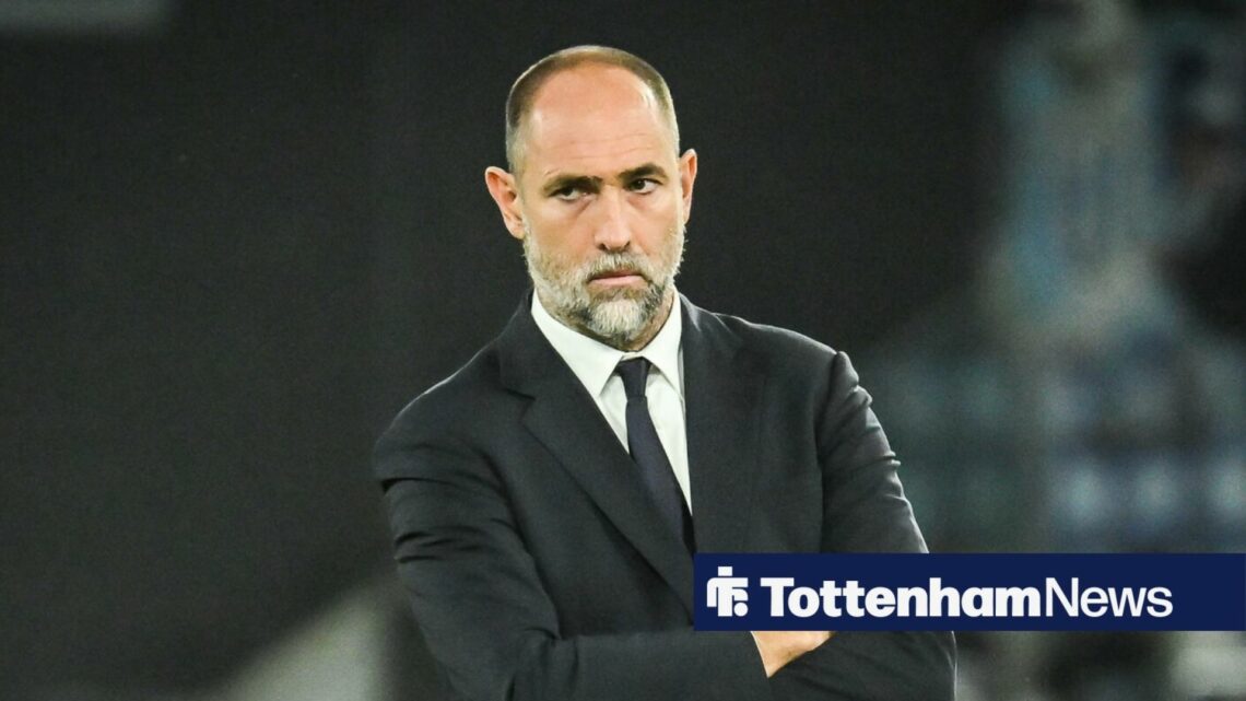 Limogeage d'Igor Tudor après sept matchs à Tottenham
