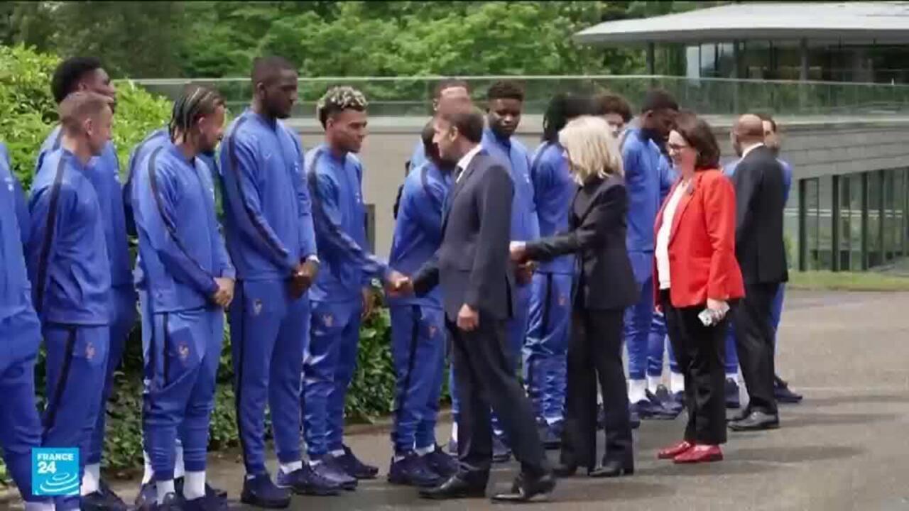 Macron unterstützt die Nationalmannschaft vor der WM 2026