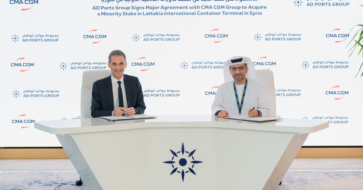 First Transit Container Arrives from Aqaba to Latakia