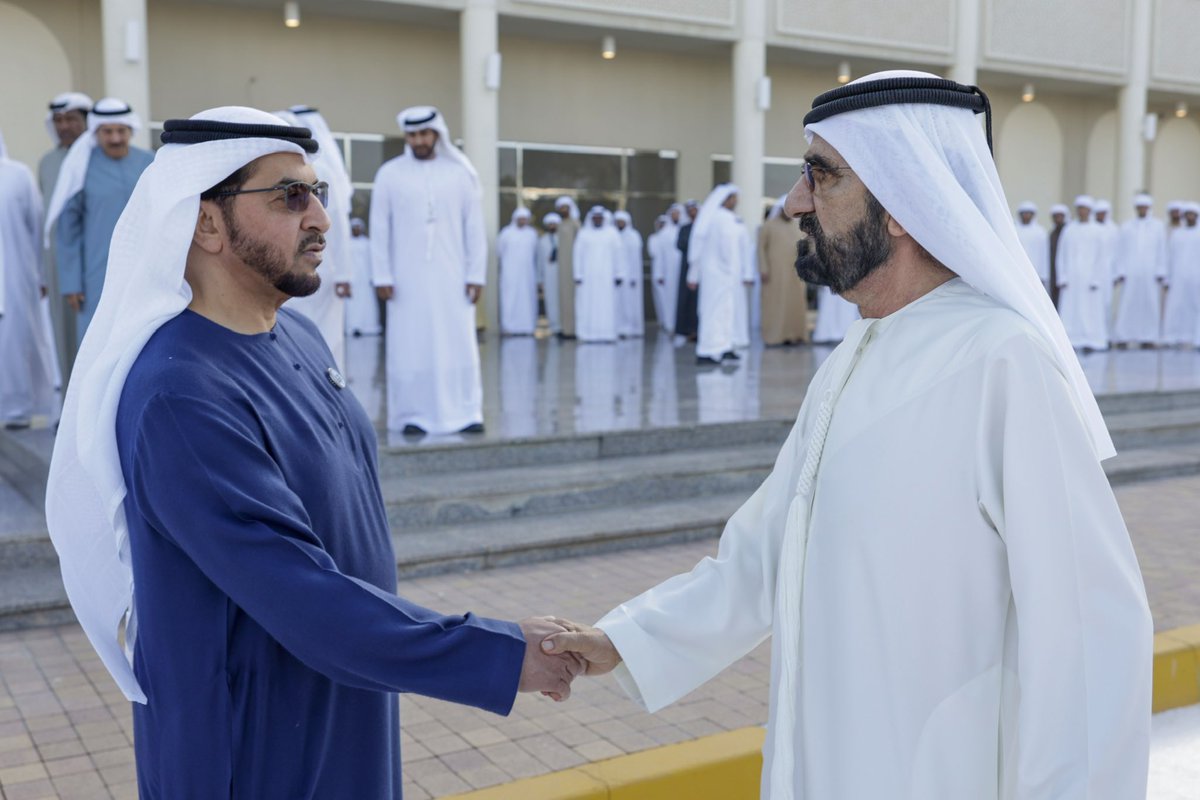 Sheikh Mohammed bin Zayed Offers Condolences for Sheikh Fatima