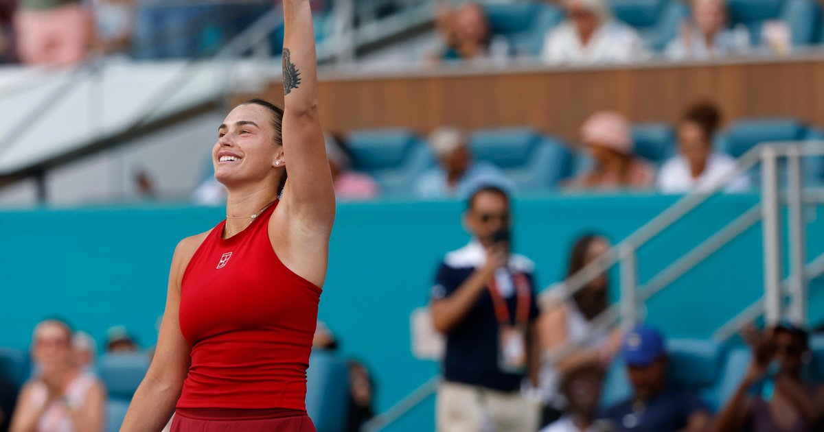 Sabalenka gewinnt Miami Open und erreicht Sunshine Double