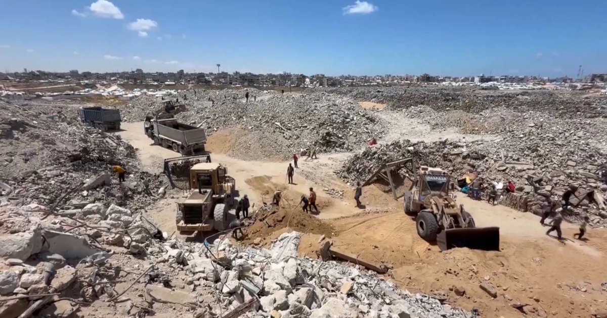 Efforts de l'ONU pour éliminer les débris à Gaza