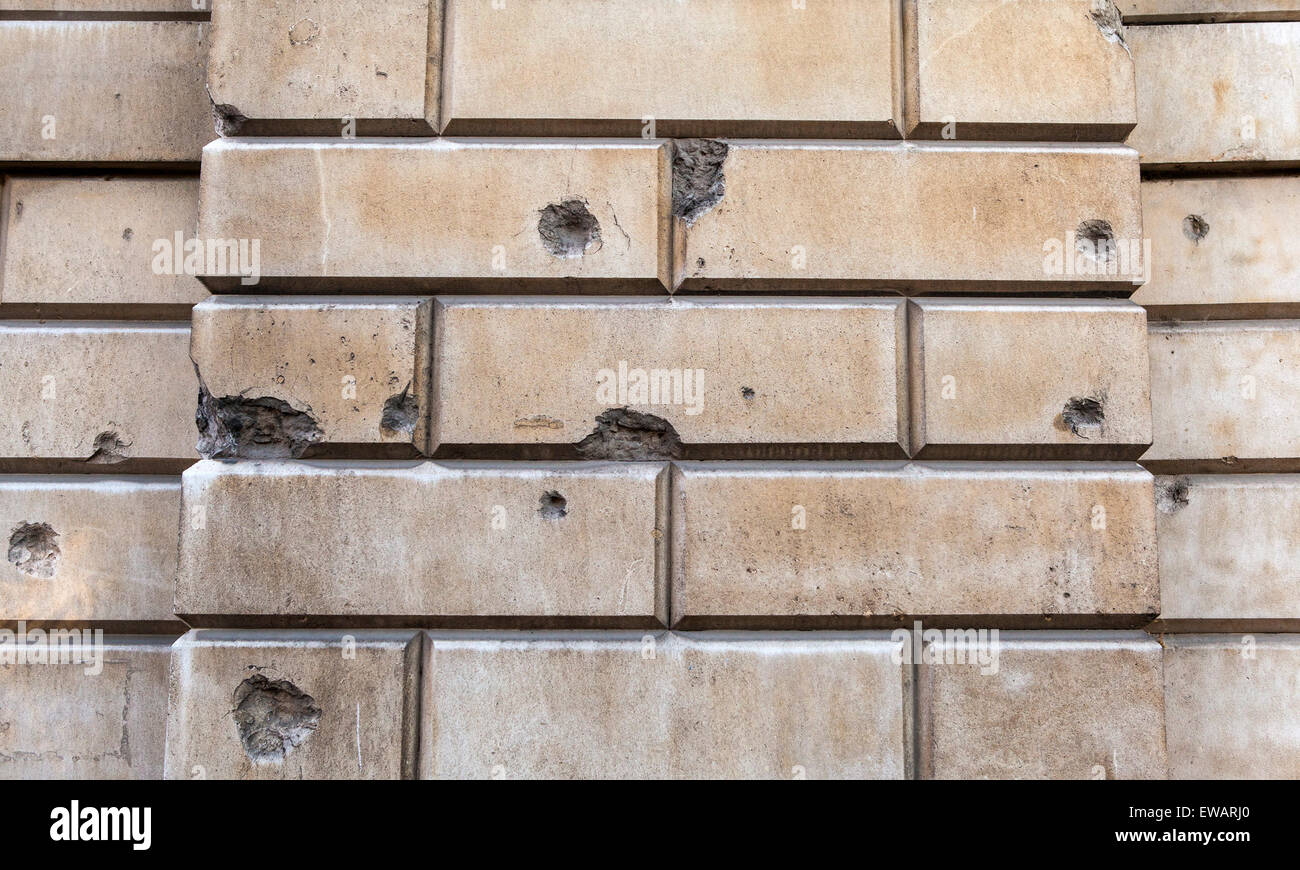 Reports of debris falling and damage to vehicles