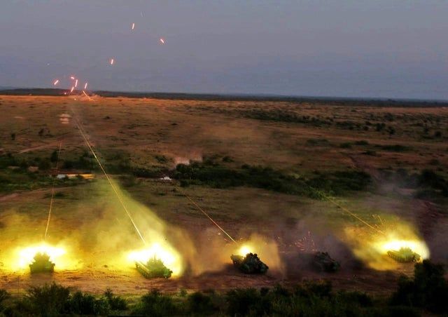 تشييع جثمان الجندي الإندونيسي كوبرال فارزال رحمدون