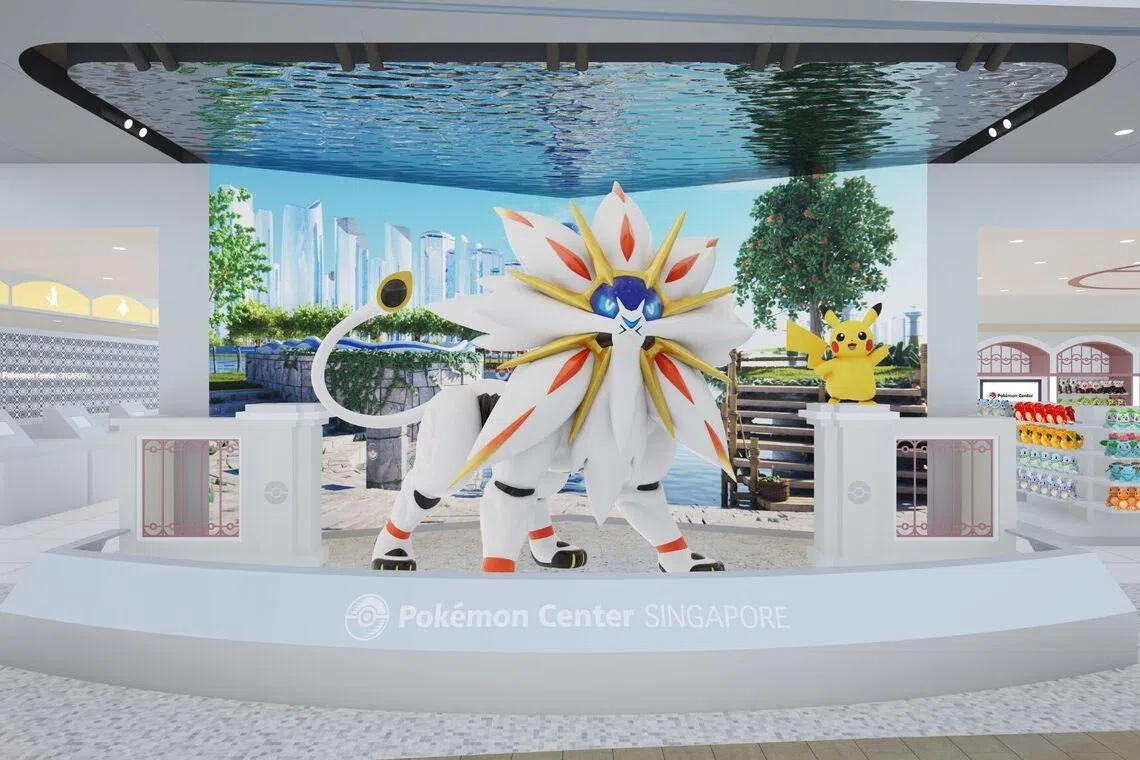 Eröffnung des Pokémon-Zentrums in Singapur mit neuem Design