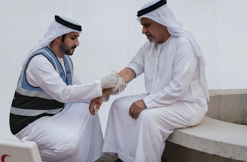 Application Répondant Communautaire à Abou Dhabi pour l'urgence