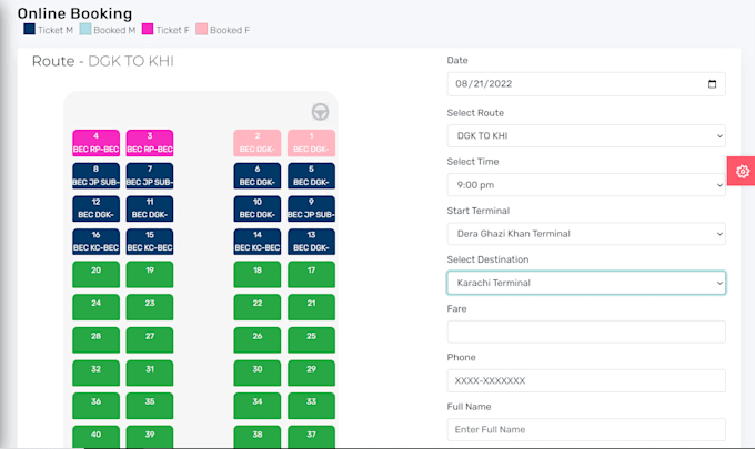 توسيع نظام حجز المقاعد في Royaltrans بجاكرتا