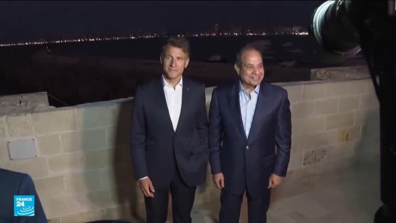 ماكرون والسيسي يفتتحان حرم جامعة سنغور في الإسكندرية
