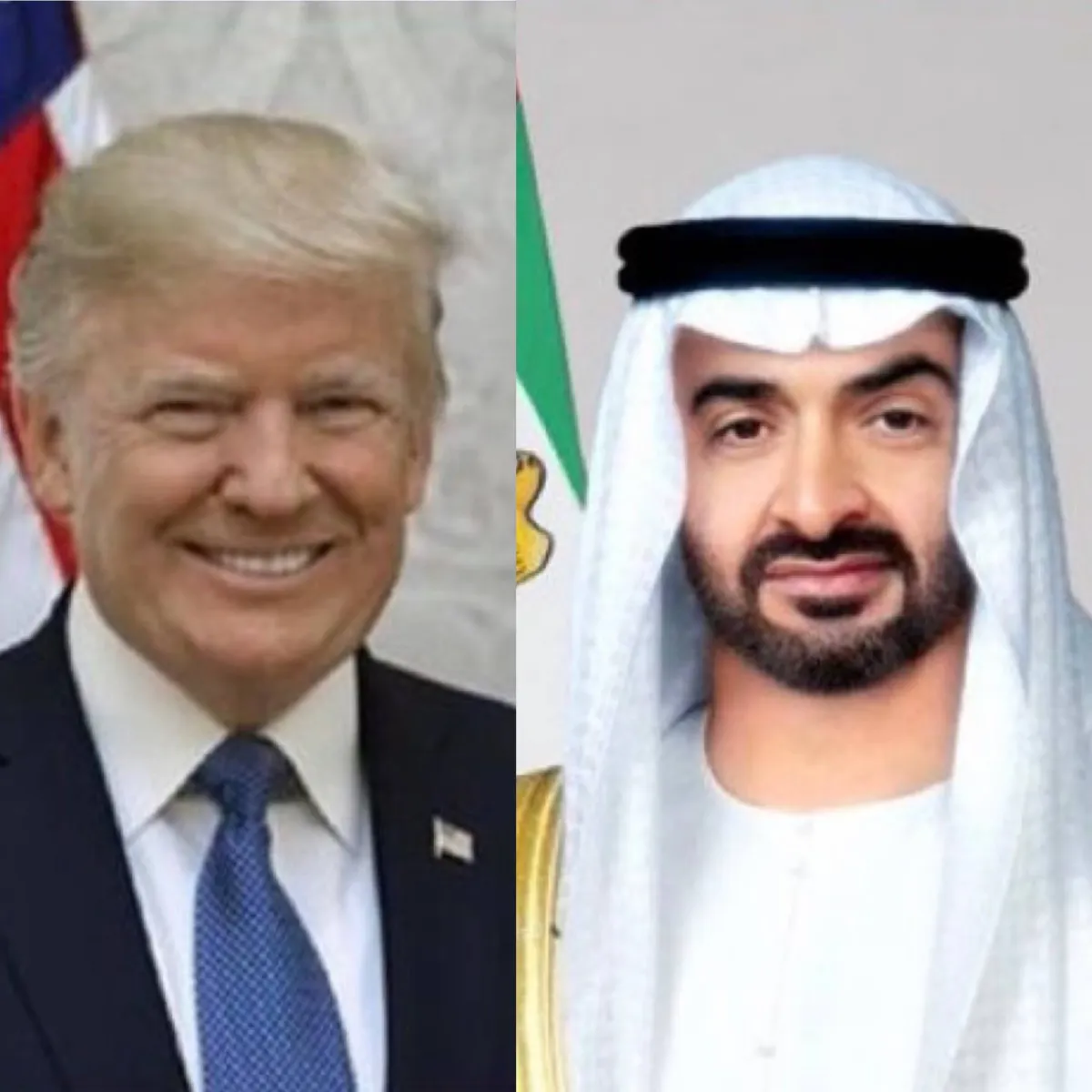 Mohammed bin Zayed and Trump discuss regional security