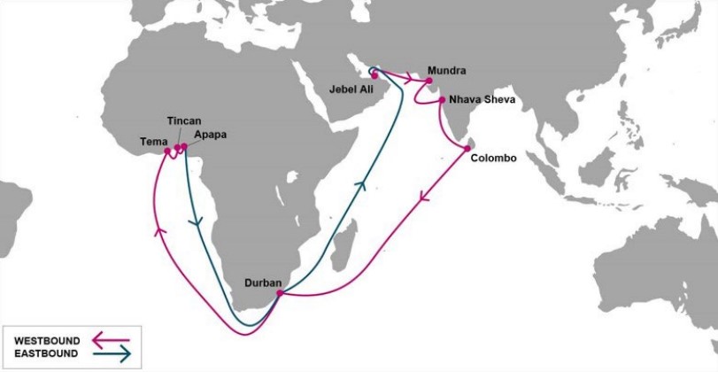 إطلاق خدمة شحن جديدة بين الهند والشرق الأوسط