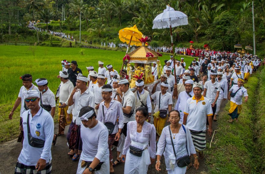 احتفال مياياب في بالي: أهمية الزراعة في الثقافة الهندوسية