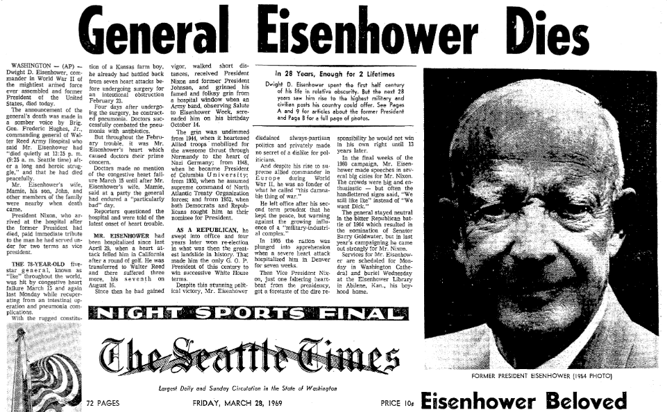 Eisenhower's Death: A Profound Political and Military Legacy