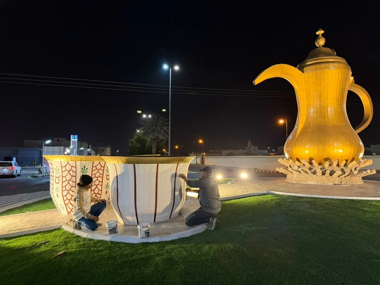 إبداعات فنية في الشملي تعزز جماليات الميادين