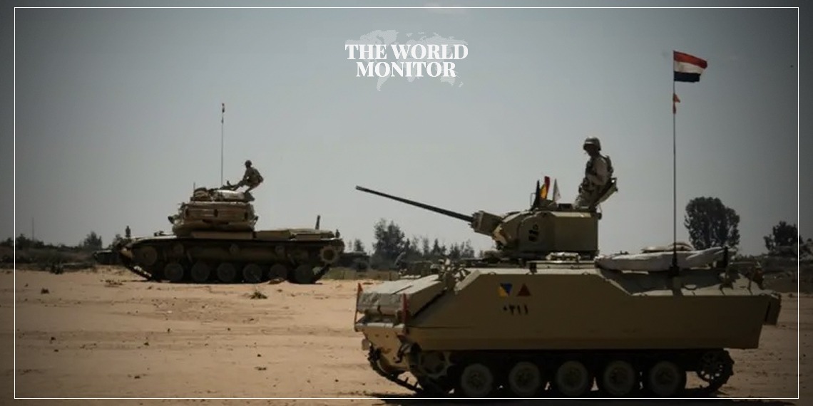 Pluies torrentielles dans le nord du Sinaï en Égypte