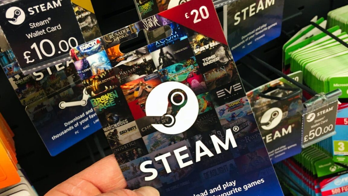 إلغاء برنامج بطاقات الهدايا من Valve