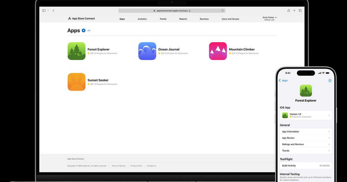Apple fügt 100 neue Metriken für Entwicklerwerkzeuge hinzu