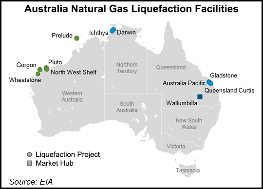 أستراليا تؤكد عدم المساس بعقود الغاز الطبيعي